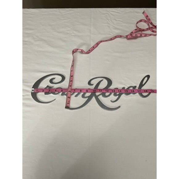 Crown Royal Chrome Plated Sign - Picture 2 of 2